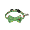 Fabricantes Spot Nuevos suministros para mascotas Ring Cat Santa Claus Snowflake Snowman Collar de Navidad